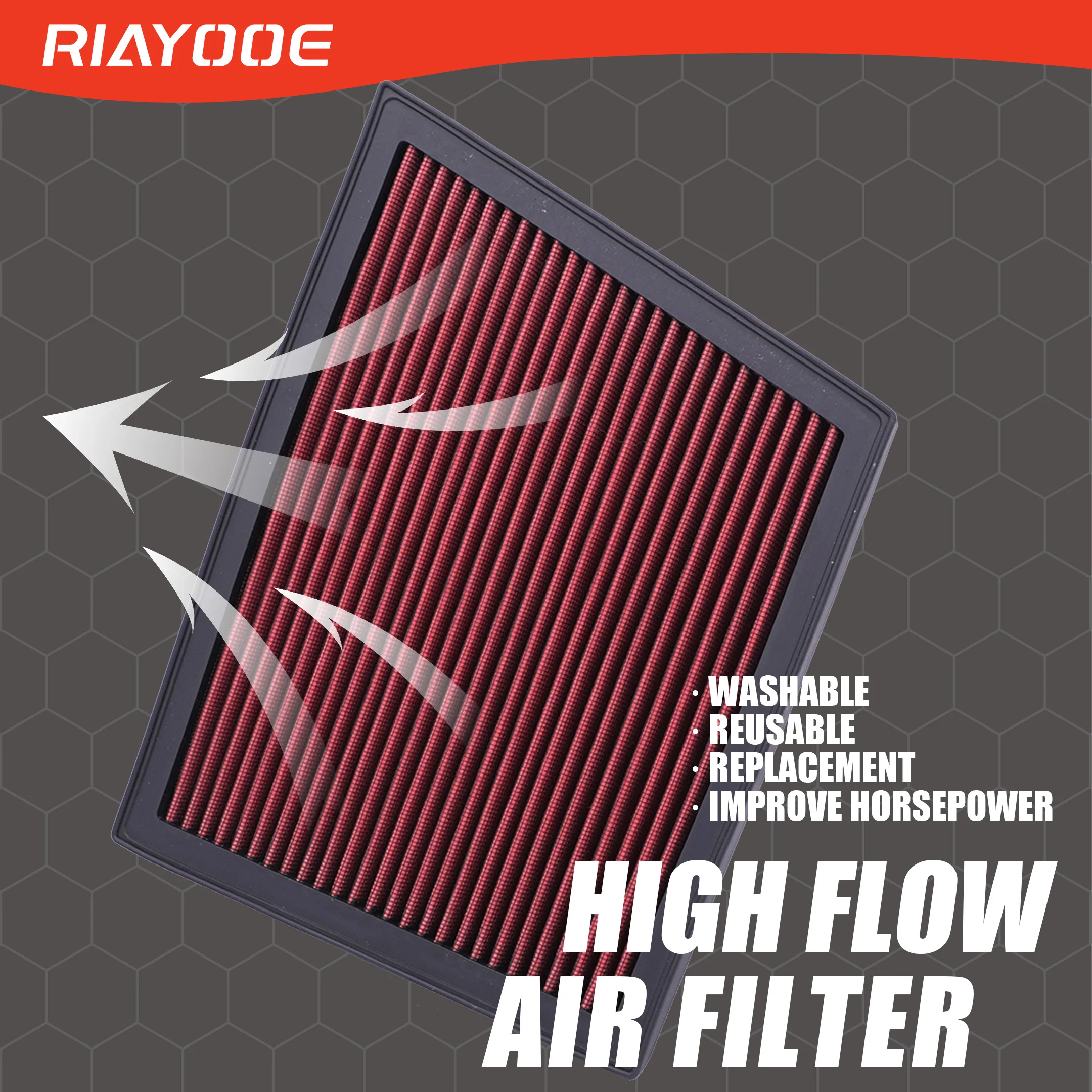 Car High Flow Air Filter for BMW 116i 118i 120i 128i 216i 218i 220i 225i 228i 230i X1 X2 xDrive Mini Cooper D S One Clubman
Car High Flow Air Filter for BMW 116i 118i 120i 128i 216i 218i 220i 225i 228i 230i X1 X2 xDrive Mini Cooper D S One Clubman
