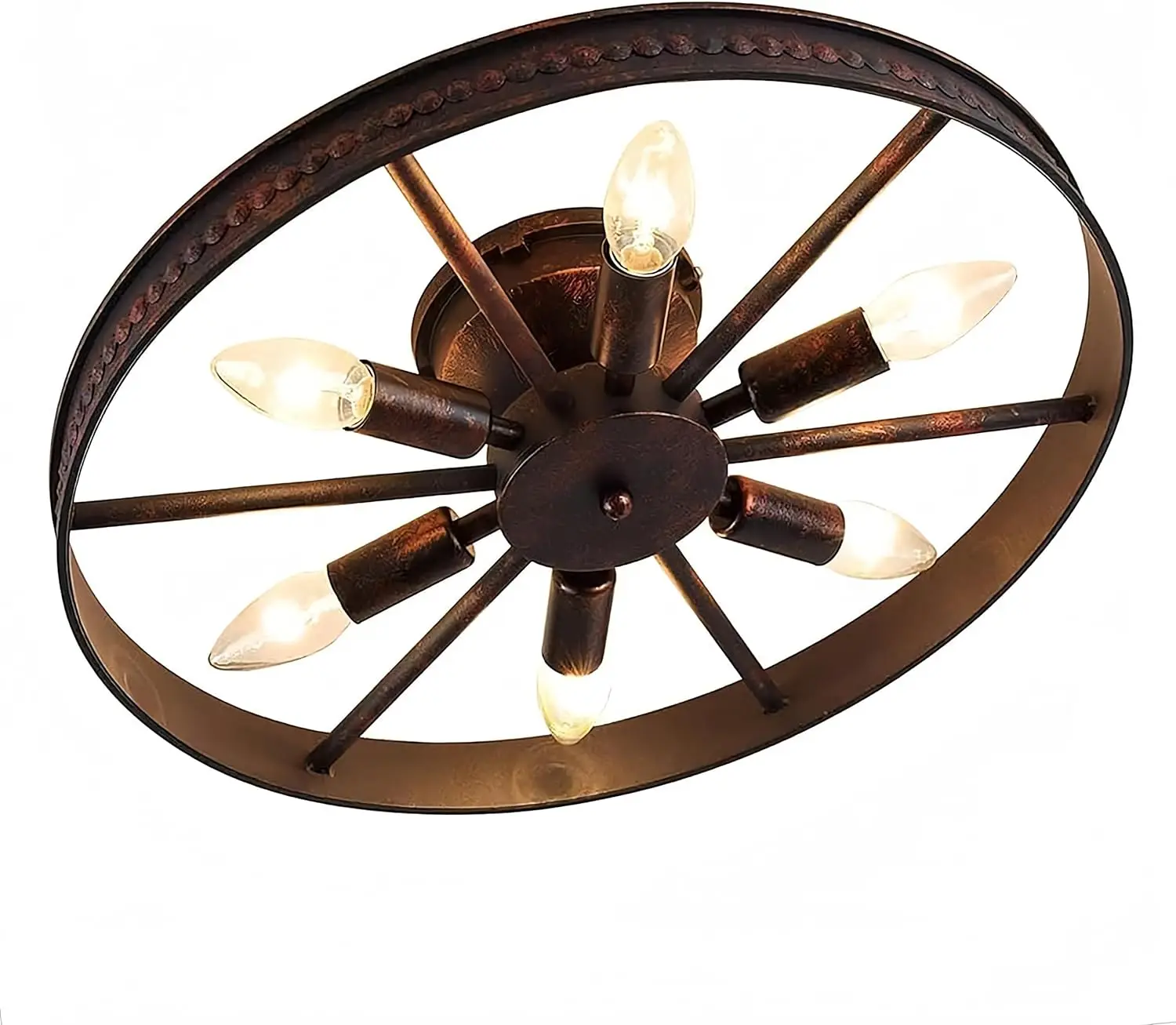 Ceiling Lamp 6-Light Iron Chandelier Farmhouse Ceiling Lights Round Bedroom Room Lamps Living Room Lights E14 Room Decoration
Ceiling Lamp 6-Light Iron Chandelier Farmhouse Ceiling Lights Round Bedroom Room Lamps Living Room Lights E14 Room Decoration
