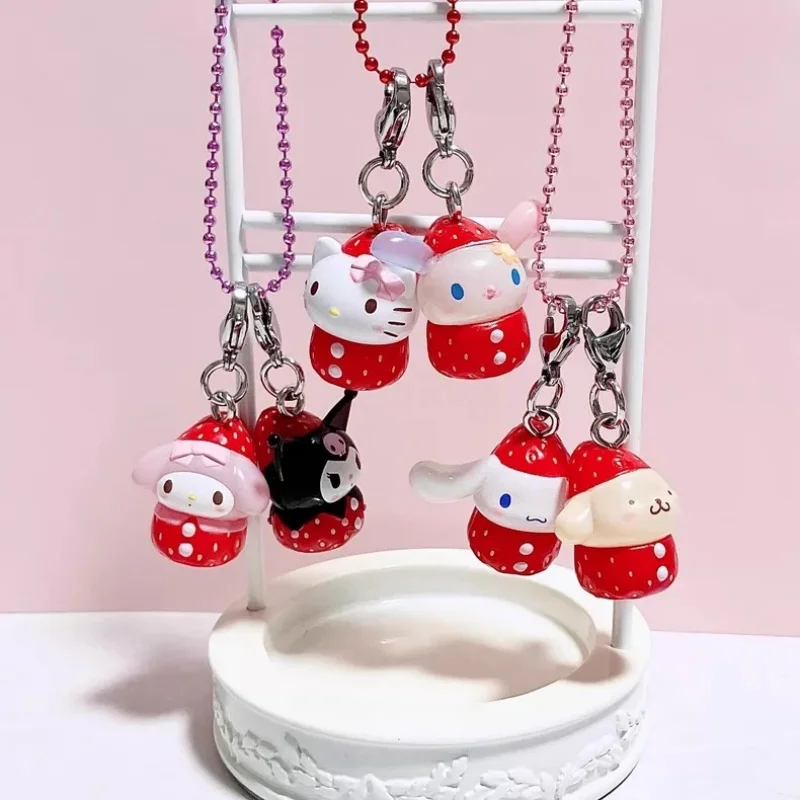 Bandai Strawberry Marker Charm 6 Types Kuromi Cinnamoroll Soft Vinyl Keychain Cute Kawaii Collectible Toy Birthday Gift In Stock
Bandai Strawberry Marker Charm 6 Types Kuromi Cinnamoroll Soft Vinyl Keychain Cute Kawaii Collectible Toy Birthday Gift In Stock
