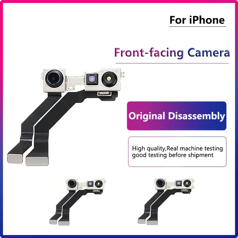 Tested Disassembly Front Camera For iPhone 13 12 Mini 11 14 15 Pro Max Plus Front-facing Camera Replacement Cell Phone Parts
Tested Disassembly Front Camera For iPhone 13 12 Mini 11 14 15 Pro Max Plus Front-facing Camera Replacement Cell Phone Parts