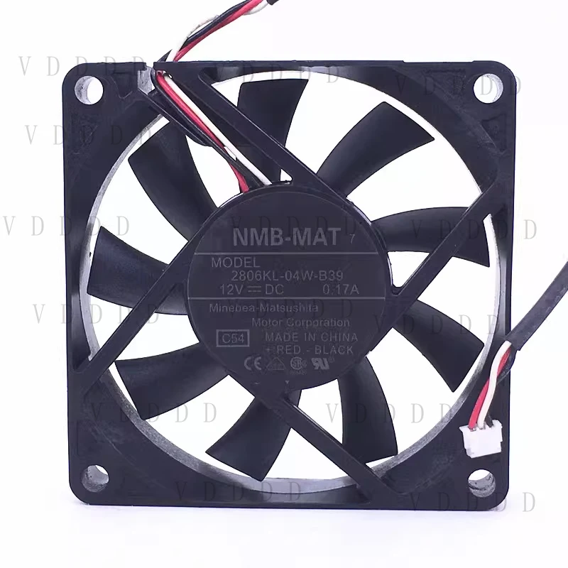 LL FOR 1PCS NMB 2806KL-04W-B39 DC12V 0.17A 3-wire Projector Cooling Fan 7015 7cm
LL FOR 1PCS NMB 2806KL-04W-B39 DC12V 0.17A 3-wire Projector Cooling Fan 7015 7cm