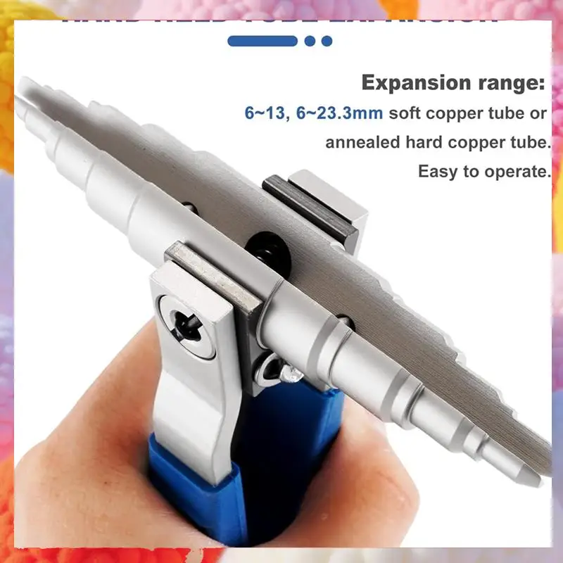 Soft Copper Pipe Tube Expander Universal Hand Tool Manual Refrigeration Tube Expander Kit 3/8In 1/2In, 5/8In,3/4In,7/8In-A83Z
Soft Copper Pipe Tube Expander Universal Hand Tool Manual Refrigeration Tube Expander Kit 3/8In 1/2In, 5/8In,3/4In,7/8In-A83Z