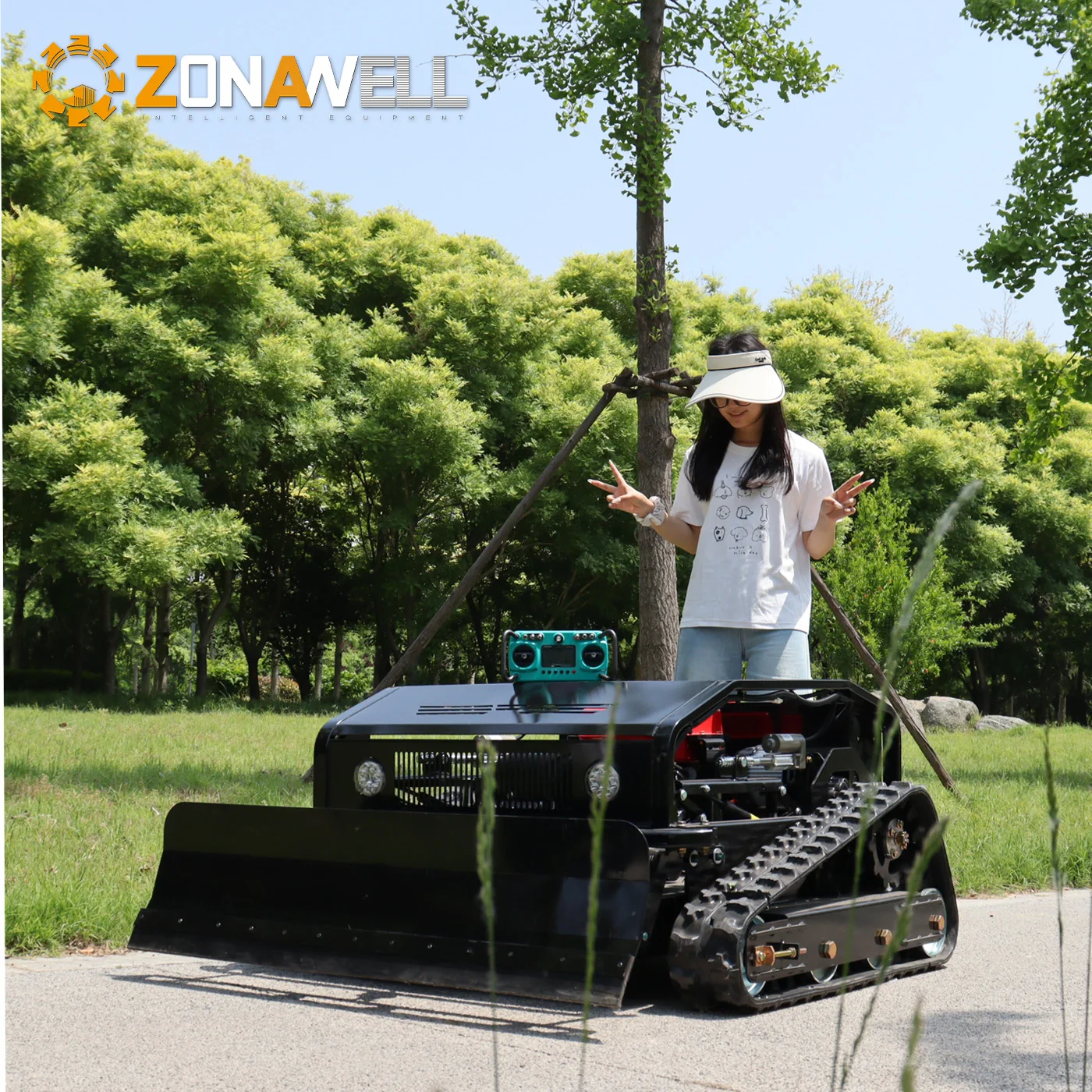 Customizable Smart Robotic Lawn Mower 800mm Cutting Width 60° Slope Climbing Automatic Grass Cutting Machine For Hillside Garden
Customizable Smart Robotic Lawn Mower 800mm Cutting Width 60° Slope Climbing Automatic Grass Cutting Machine For Hillside Garden