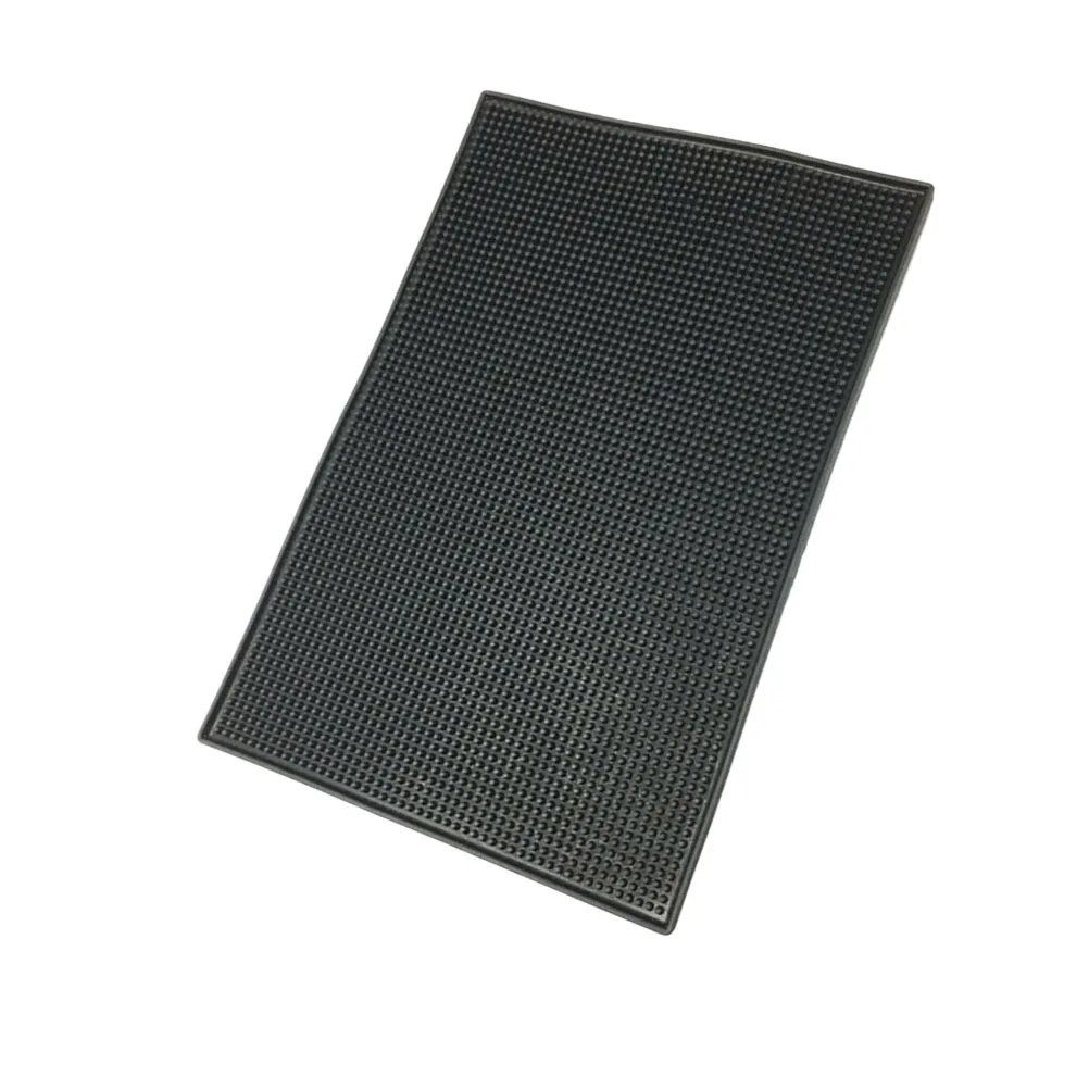 1Pcs Deep Grooves Silicone Bar Mat Non-Slip Drain Pad for Kitchen Tableware Fruits Vegetables Ideal Home Use Black
1Pcs Deep Grooves Silicone Bar Mat Non-Slip Drain Pad for Kitchen Tableware Fruits Vegetables Ideal Home Use Black