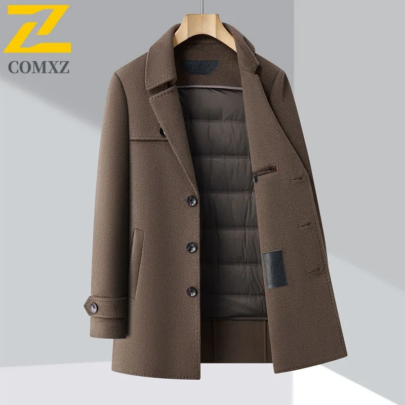 Mens Winter Wool Jackets Thickened Outdoor Work Warm Goose Down Padded Jacket 2025 Casual Travel Lightweight Wool Coat
Mens Winter Wool Jackets Thickened Outdoor Work Warm Goose Down Padded Jacket 2025 Casual Travel Lightweight Wool Coat
