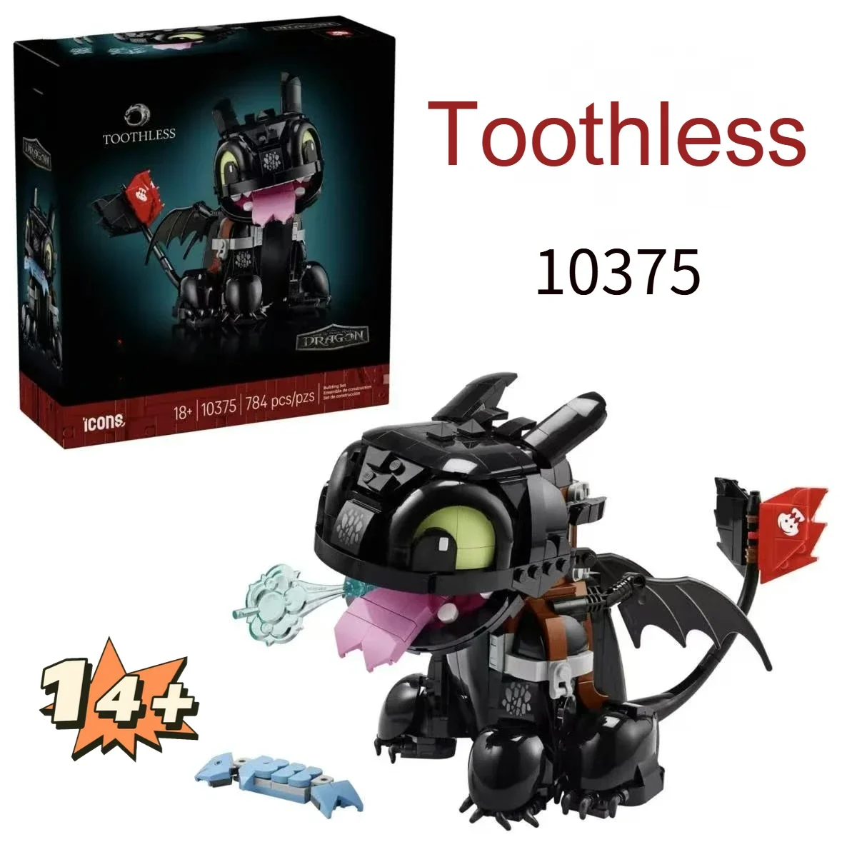 784pcs MINISO Disney Movie How To Train Your Dragon Toothless Night Furied Demon Dragon Cute Building Block Toy Xmas Gifts
784pcs MINISO Disney Movie How To Train Your Dragon Toothless Night Furied Demon Dragon Cute Building Block Toy Xmas Gifts