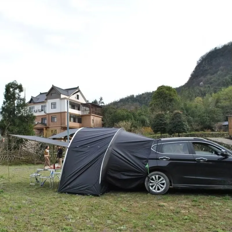 High Quality Waterproof Straight Bracing SUV Car Trunk/Tailgate Rear Awning 4-5 Person Carving Shade Made Oxford Camping
High Quality Waterproof Straight Bracing SUV Car Trunk/Tailgate Rear Awning 4-5 Person Carving Shade Made Oxford Camping