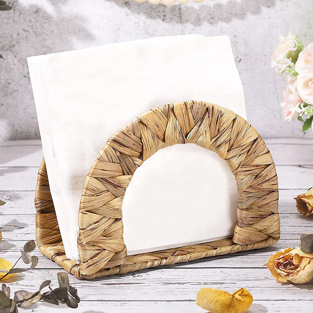 Hyacinth Straw Desktop Vertical Napkin Storage Rack Metal Holders Iron Elegant Table Holder for Family Hotel
Hyacinth Straw Desktop Vertical Napkin Storage Rack Metal Holders Iron Elegant Table Holder for Family Hotel