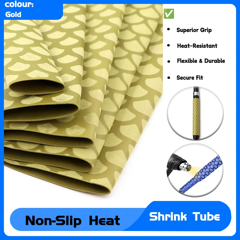 Non-Slip Heat Shrink Tube 1M/Pc Gold 15/18/20/22/25/28/30/35/40/45mm Bicycle Handle Fishing Rod Wrap Waterproof Skid Protector
Non-Slip Heat Shrink Tube 1M/Pc Gold 15/18/20/22/25/28/30/35/40/45mm Bicycle Handle Fishing Rod Wrap Waterproof Skid Protector