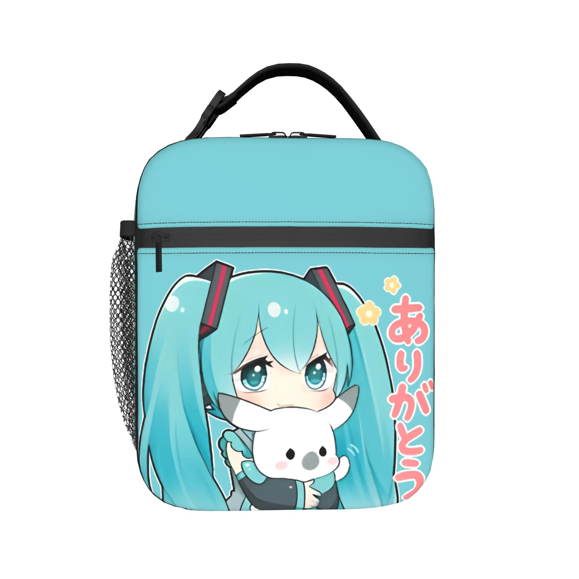 Hatsune Miku Thermal Insulated Lunch Bag for Work Reusable Food Bag Container Men Women Thermal Cooler Lunch Boxes
Hatsune Miku Thermal Insulated Lunch Bag for Work Reusable Food Bag Container Men Women Thermal Cooler Lunch Boxes