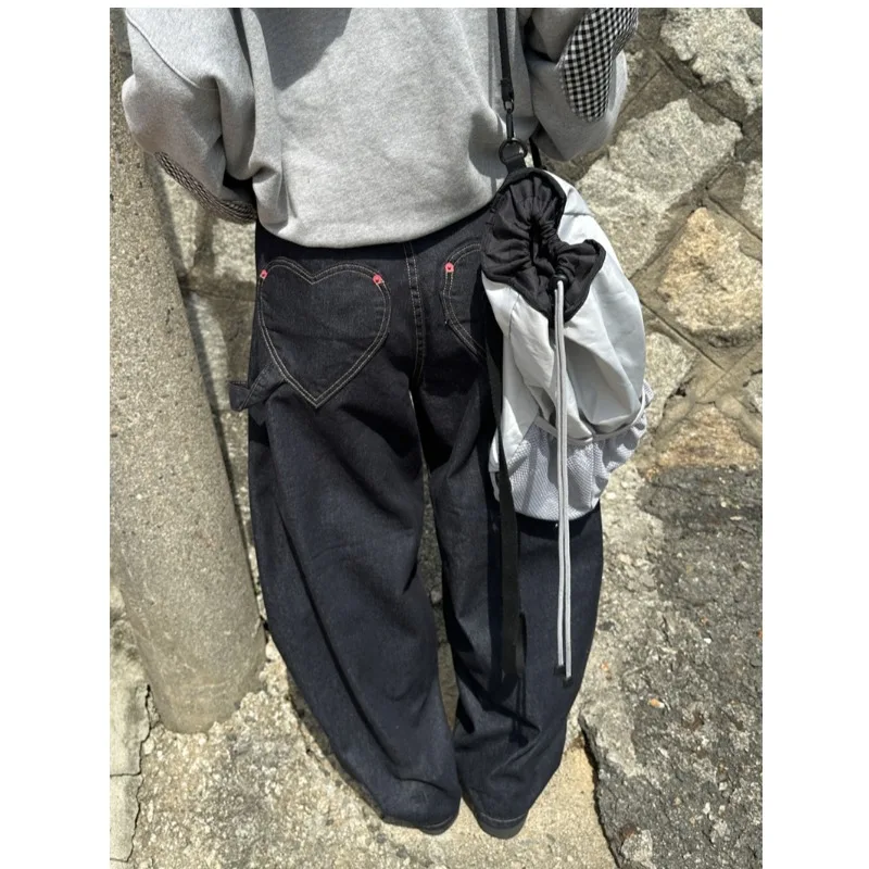 Casual Red Button Large Pocket Workwear Long Pants High Waist Jeans Cotton 100% Spring Summer Autumn Winter Universal plus Size
Casual Red Button Large Pocket Workwear Long Pants High Waist Jeans Cotton 100% Spring Summer Autumn Winter Universal plus Size