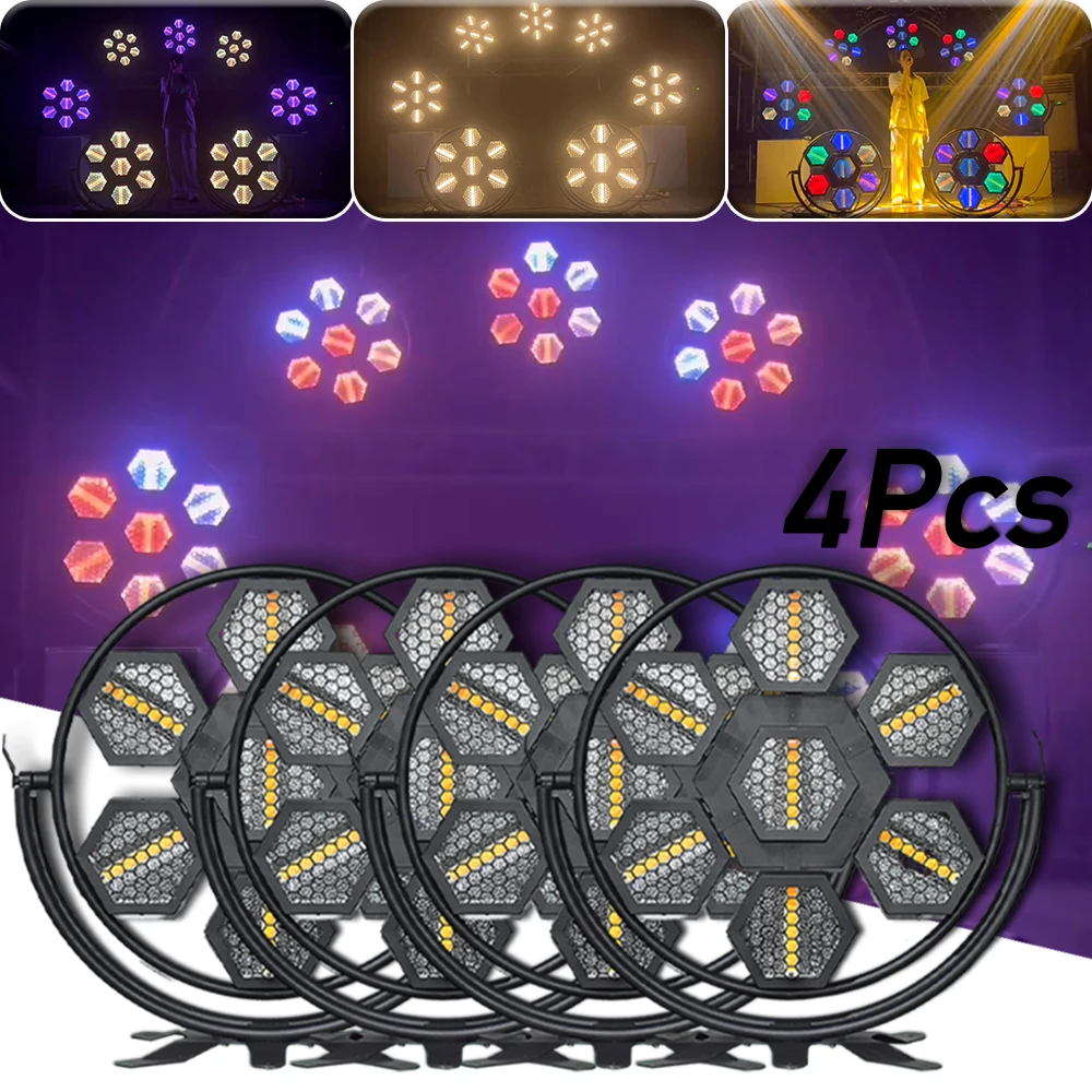 4PCS/LOT YUER NEW 7x60W COB RGB LED Retro Flash Light DMX512 DJ Sound Party Equipment flashing light Club Disco Stage Effect
4PCS/LOT YUER NEW 7x60W COB RGB LED Retro Flash Light DMX512 DJ Sound Party Equipment flashing light Club Disco Stage Effect