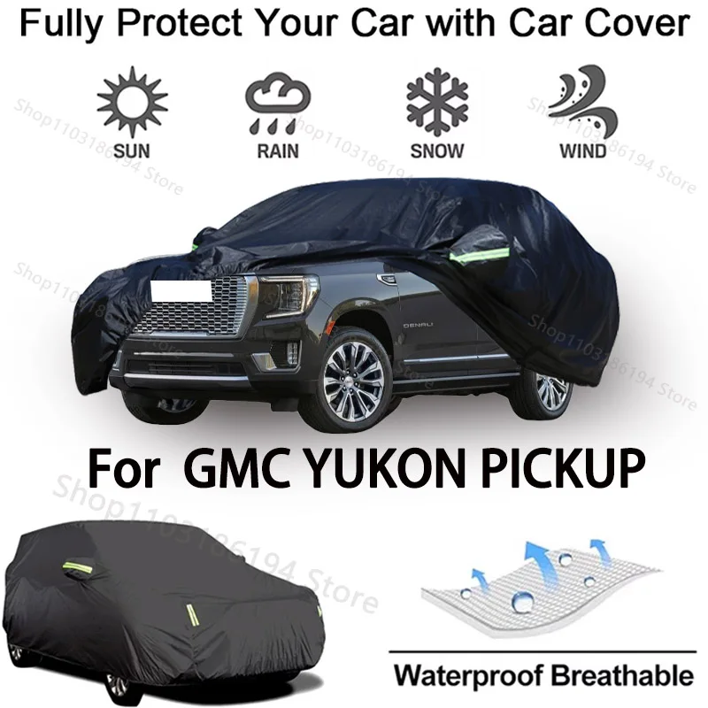 Full Car Cover For GMC Yukon Outdoor Protective Gear-Snowproof, Sunshield, Waterproof and Dustproof Automobile Accessories
Full Car Cover For GMC Yukon Outdoor Protective Gear-Snowproof, Sunshield, Waterproof and Dustproof Automobile Accessories