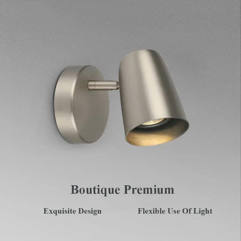 GU10 Bulb Wall Lamp 5W Modern Style Rotating Adjustable Angle Bedside Living Room Wall light Background Wall Decoration
GU10 Bulb Wall Lamp 5W Modern Style Rotating Adjustable Angle Bedside Living Room Wall light Background Wall Decoration