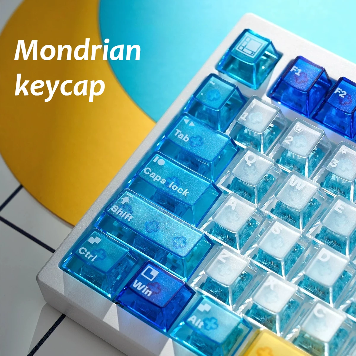 MAIMOOO Mondrian CHERRY Keycap For Keyboard Transparent Backlight Blue Orange Salt Mist Surface Translucent PC Keycap
MAIMOOO Mondrian CHERRY Keycap For Keyboard Transparent Backlight Blue Orange Salt Mist Surface Translucent PC Keycap