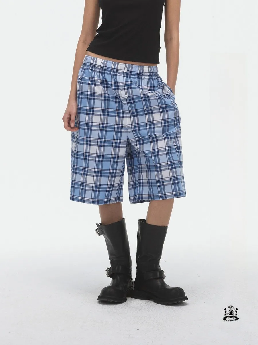Ade Early Spring Faion Lazy Feel Loose Fit Elastic Waist Wide Leg Plaid Mid-Calf Pants Women's Casual Cotton Trousers
Ade Early Spring Faion Lazy Feel Loose Fit Elastic Waist Wide Leg Plaid Mid-Calf Pants Women's Casual Cotton Trousers