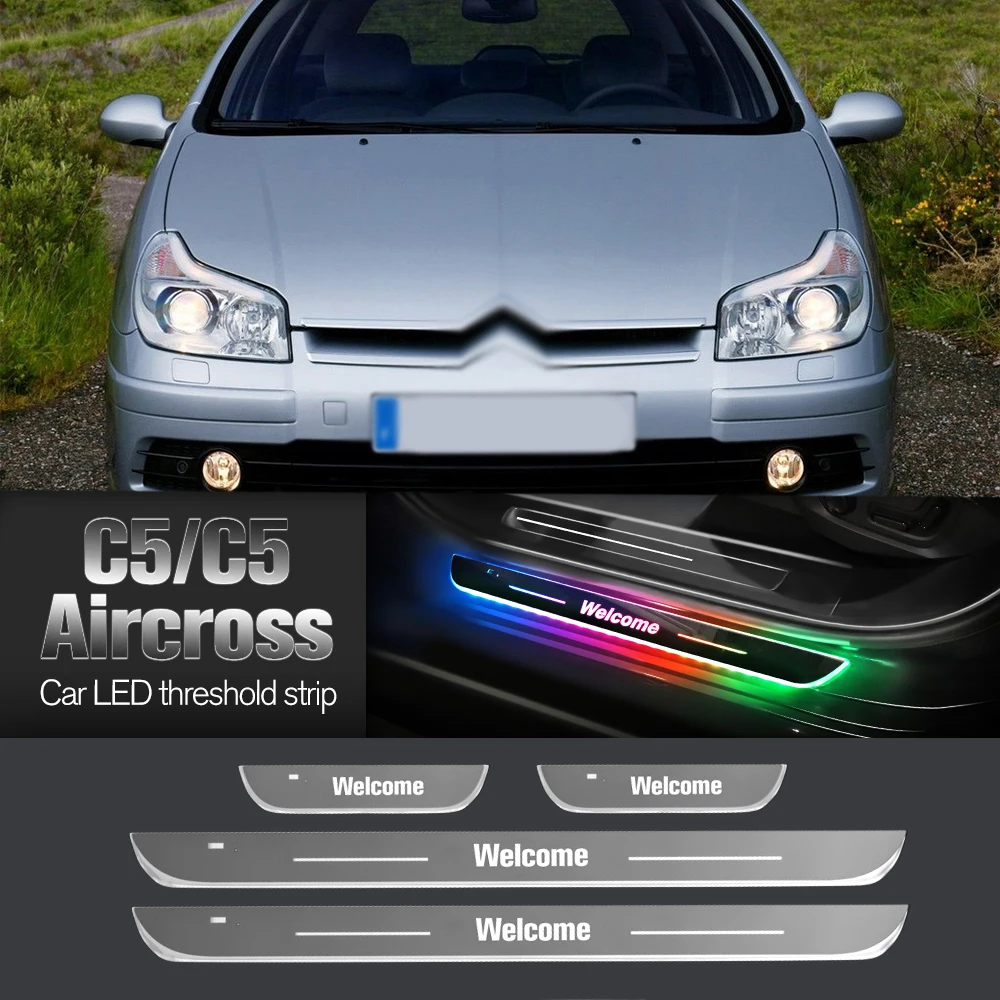 Car Door Sill Light For Citroen C5 C5 Aircross 2001-2023 2008 2010 Customized Logo LED Welcome Threshold Pedal Lamp Accessories
Car Door Sill Light For Citroen C5 C5 Aircross 2001-2023 2008 2010 Customized Logo LED Welcome Threshold Pedal Lamp Accessories