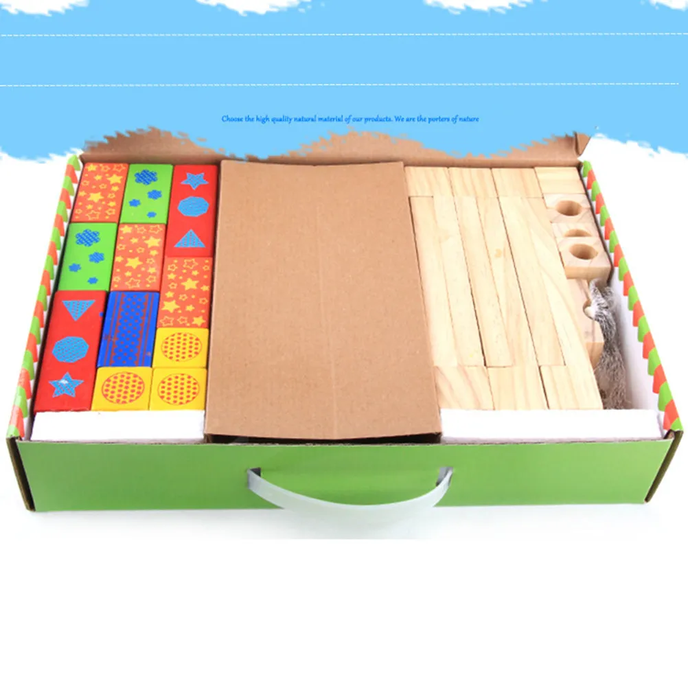 1Pcs Kids Balance Wooden Blocks Colorful Educational Puzzle Playset for Hand Muscle Exercise Brain Development and Parent Child
1Pcs Kids Balance Wooden Blocks Colorful Educational Puzzle Playset for Hand Muscle Exercise Brain Development and Parent Child
