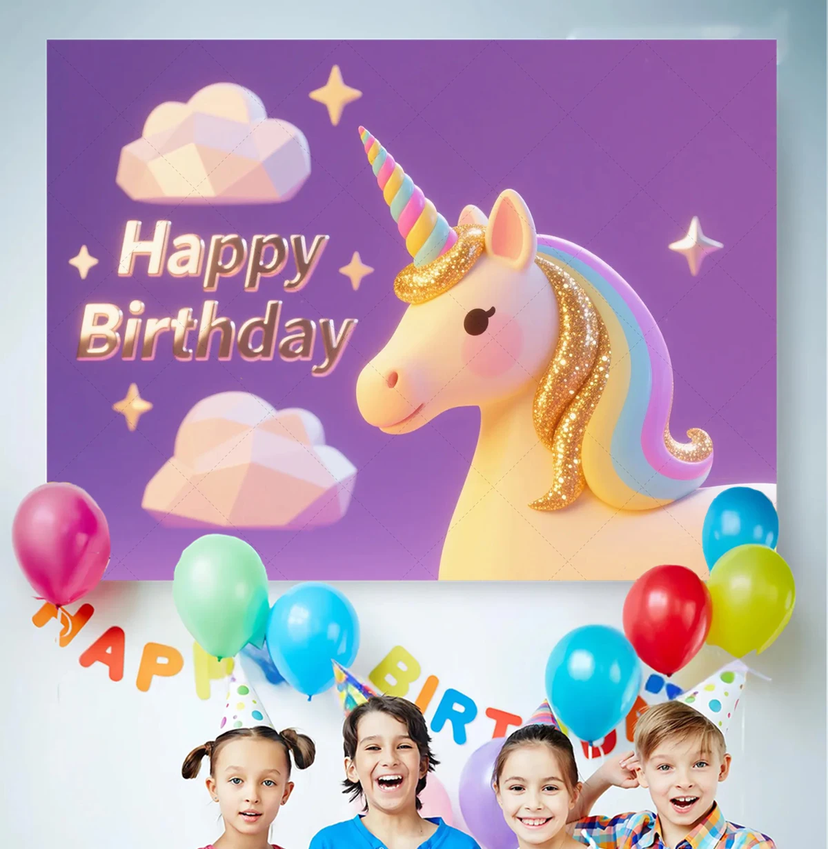 Unicorn Birthday Backdrop Rainbow Sparkle Custom Party Decor Glitter Princess Kids Photography Baby Shower Background Props
Unicorn Birthday Backdrop Rainbow Sparkle Custom Party Decor Glitter Princess Kids Photography Baby Shower Background Props