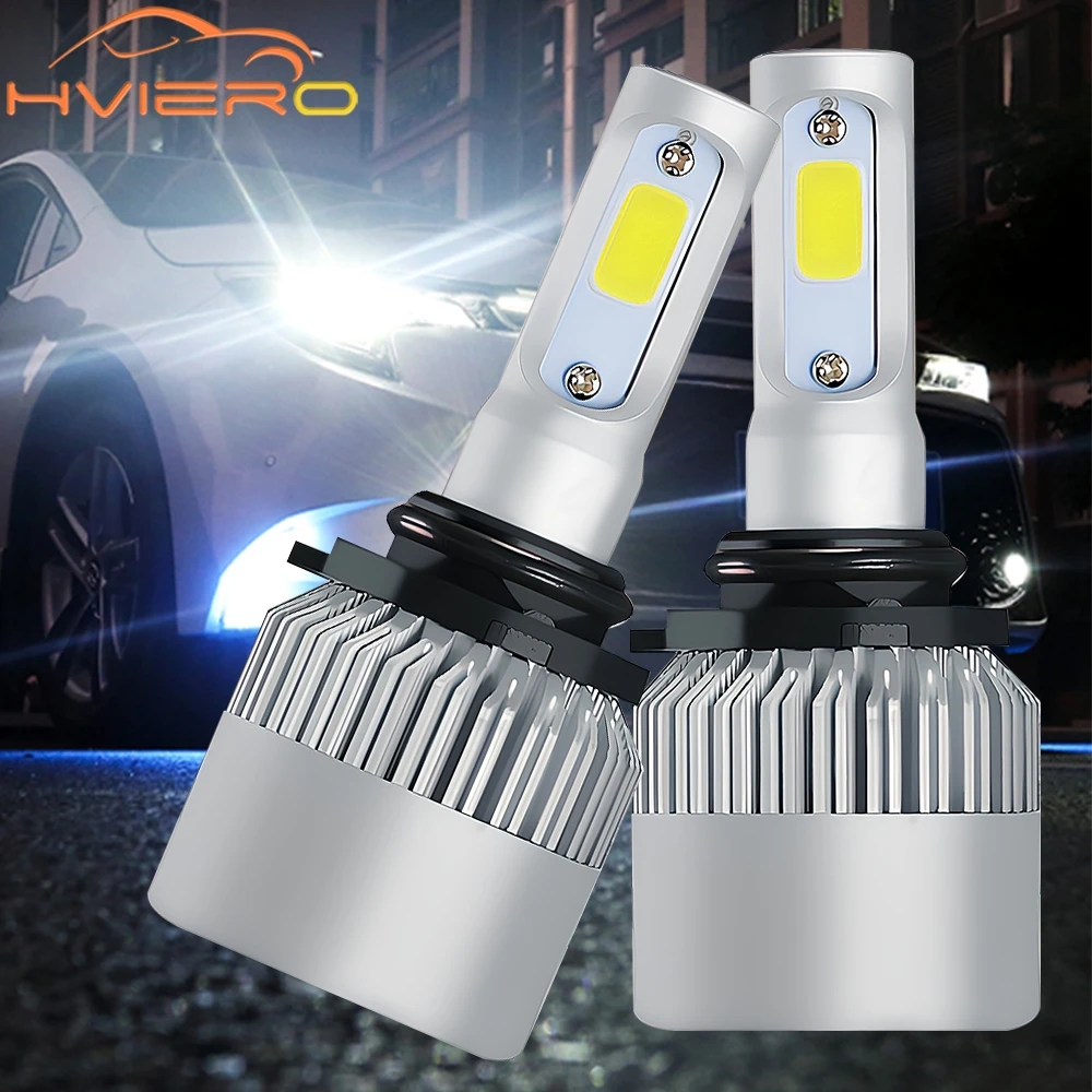 2pcs Car COB LED Headlight Reverse Fog Light S2 9012 9006 H3 H4 H7 72W 8000LM 6500K Rear Brake Turn Signal Lamp Strong HeadLamp
2pcs Car COB LED Headlight Reverse Fog Light S2 9012 9006 H3 H4 H7 72W 8000LM 6500K Rear Brake Turn Signal Lamp Strong HeadLamp