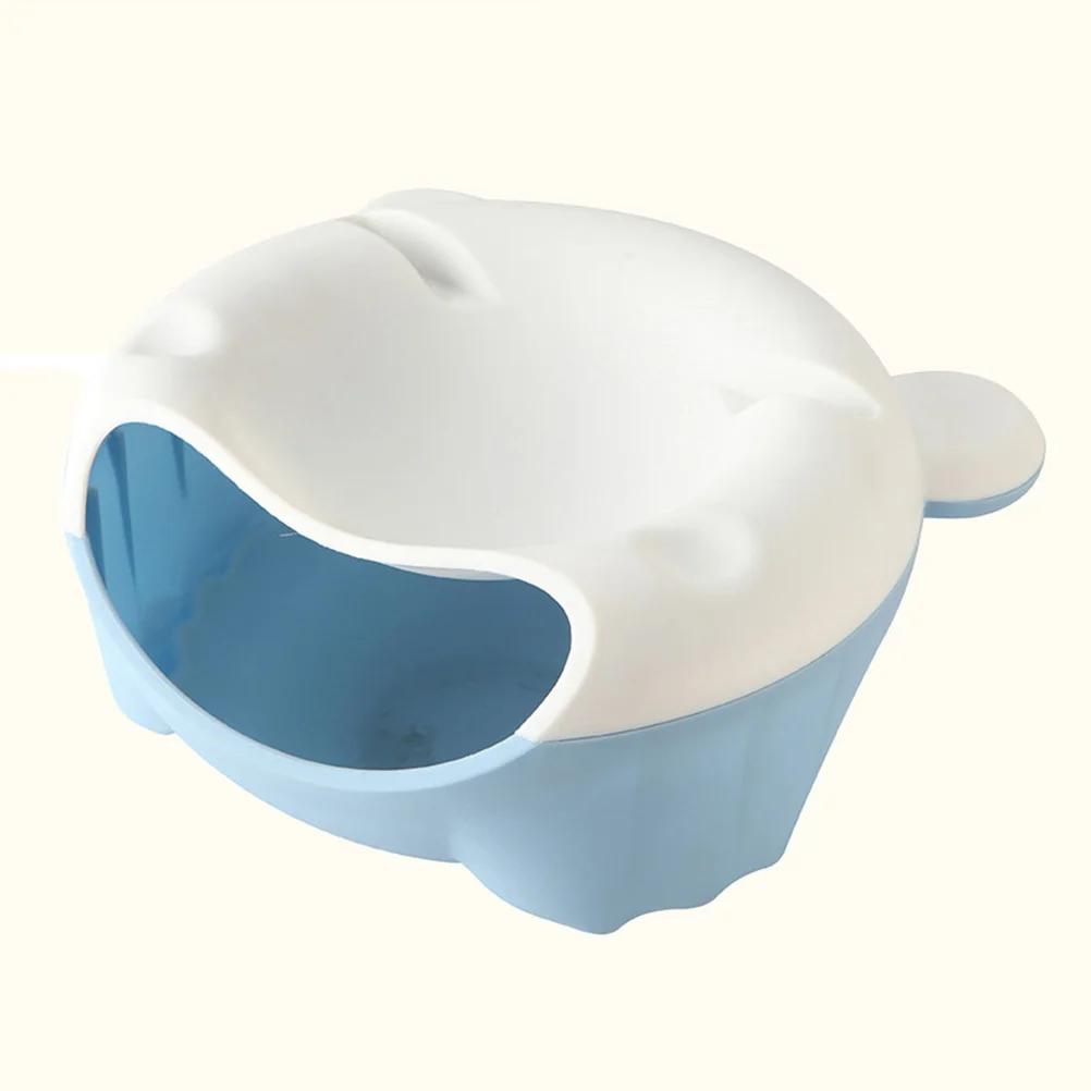 Fruit Dish Double Layer Nut Bowl With Phone Holder Snacks Waste Separation Blue Bottom White Cover Melon Bowl Fruits
Fruit Dish Double Layer Nut Bowl With Phone Holder Snacks Waste Separation Blue Bottom White Cover Melon Bowl Fruits