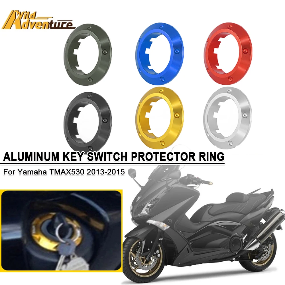 For Yamaha TMAX530 T-MAX 530 2013 2014 2015 Motorcycle Accessories Ignition Switch Cover Ring CNC Aluminum Key Guard Protection
For Yamaha TMAX530 T-MAX 530 2013 2014 2015 Motorcycle Accessories Ignition Switch Cover Ring CNC Aluminum Key Guard Protection