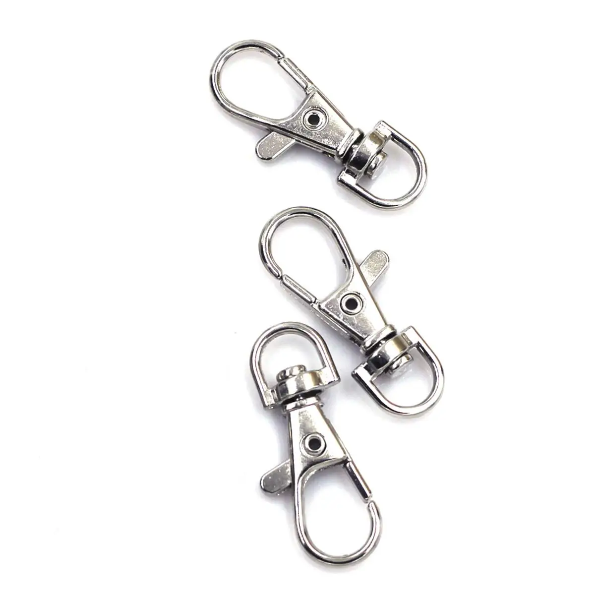20Pcs Silver Tone Classic Swivel Lobster Clasps For Key Ring Key Chain 3.8cm DIY Handicrafts Supplies Handmade Bag Hanging Lock
20Pcs Silver Tone Classic Swivel Lobster Clasps For Key Ring Key Chain 3.8cm DIY Handicrafts Supplies Handmade Bag Hanging Lock