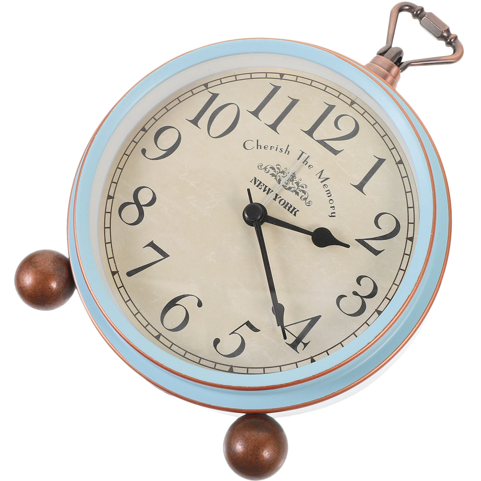 1pc Retro Desk Alarm Clock Creative Metal Table Clock For Home Decor Vintage Style No Needed Blue Roman Numerals
1pc Retro Desk Alarm Clock Creative Metal Table Clock For Home Decor Vintage Style No Needed Blue Roman Numerals