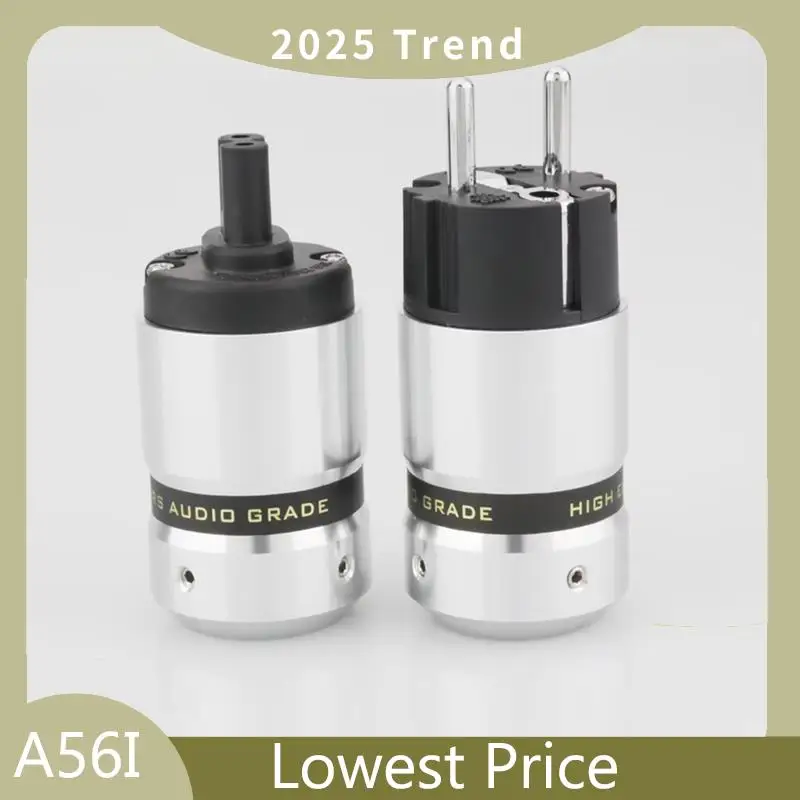A56I Top Hifi Figure 8 IEC C7 Plug Audio Aluminum Gold Plated Schuko EU Male Connector C7 IEC Female Plug Socket Rhodium Figure
A56I Top Hifi Figure 8 IEC C7 Plug Audio Aluminum Gold Plated Schuko EU Male Connector C7 IEC Female Plug Socket Rhodium Figure