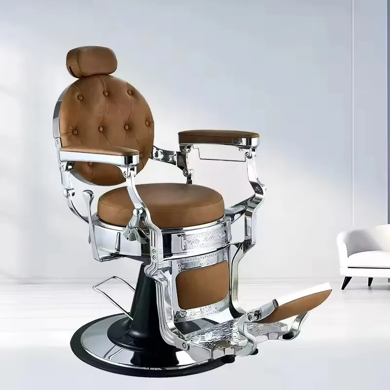 Wholesale Factory Cheap Price Silver Metal Frame Salon Barber Chair Hydraulic Pump Swivel Styling Chair for Sale
Wholesale Factory Cheap Price Silver Metal Frame Salon Barber Chair Hydraulic Pump Swivel Styling Chair for Sale