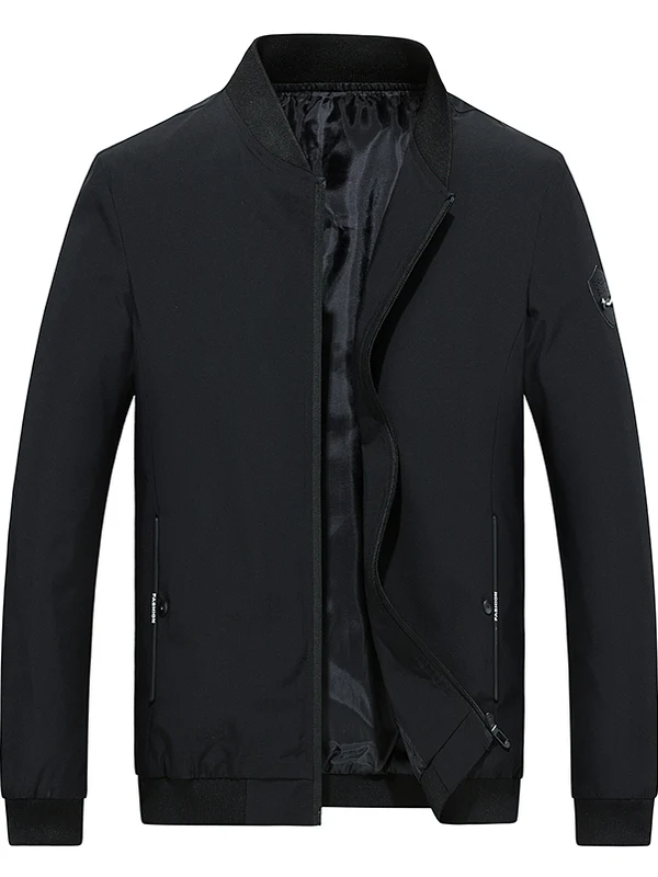 Мужская демисезонная куртка с бейсбольным воротником, однотонная, универсальная, молодежная, модная верхняя одежда из полиэстера, нейлона и композитного волокна
Мужская демисезонная куртка с бейсбольным воротником, однотонная, универсальная, молодежная, модная верхняя одежда из полиэстера, нейлона и композитного волокна