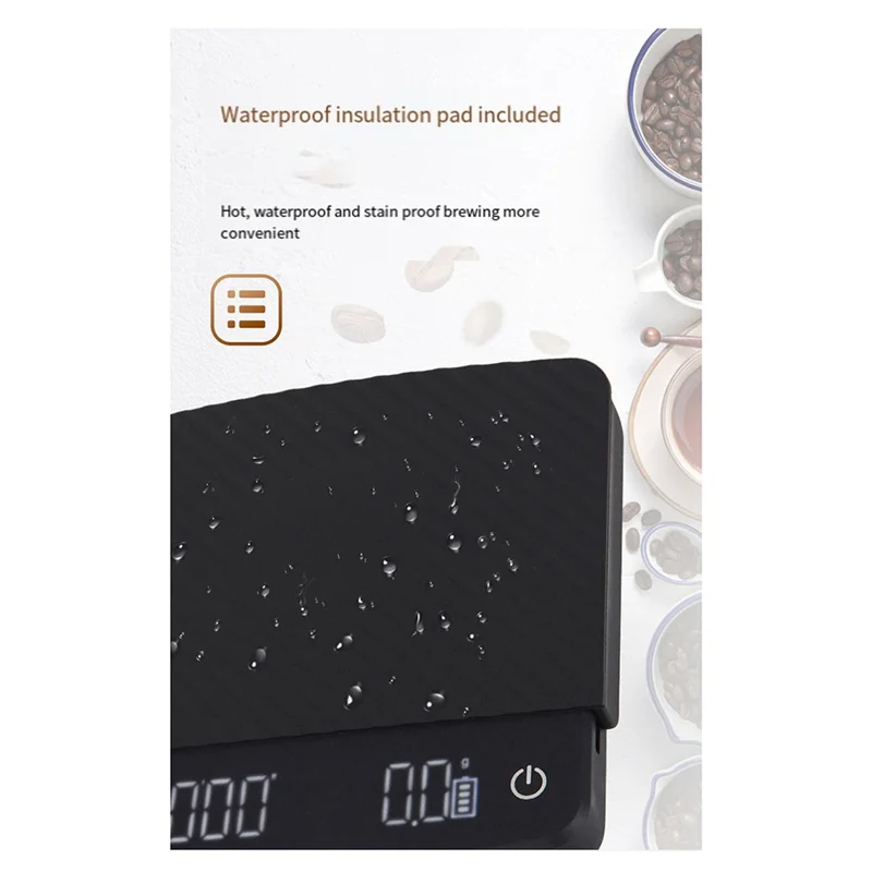 SYW-1 PCS Coffee Electronic Scales Pour Coffee Electronic Drip Coffees Scale With Timer
SYW-1 PCS Coffee Electronic Scales Pour Coffee Electronic Drip Coffees Scale With Timer