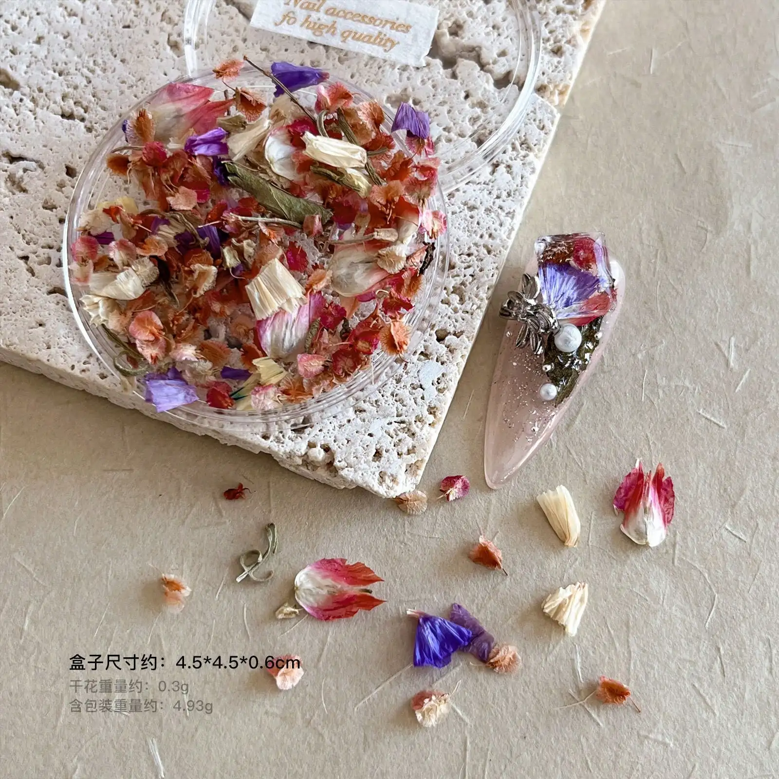 Garden Oil Painting Color Dried Flowers Mixed DIY Nail Art Decorations
Garden Oil Painting Color Dried Flowers Mixed DIY Nail Art Decorations