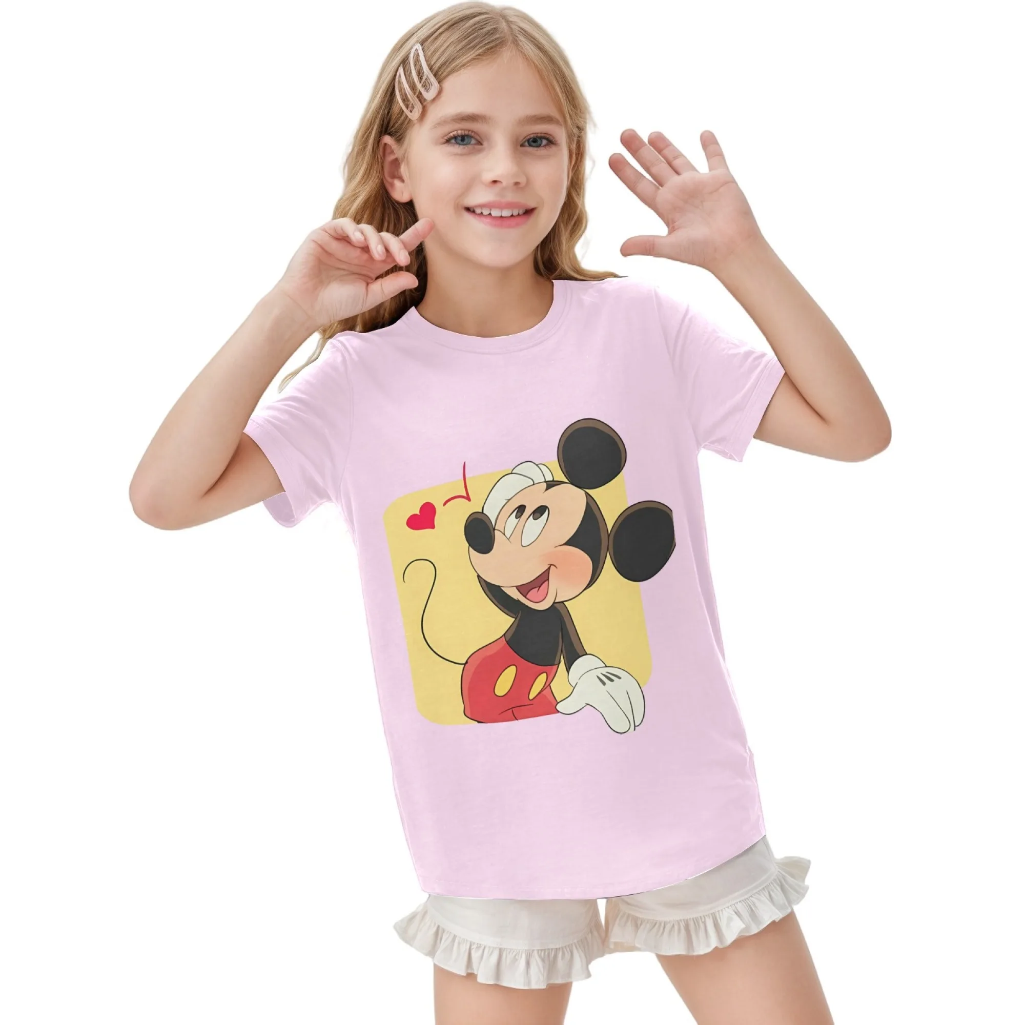Cartoon Mickey T-Shirt Summer Clothing Loose Fashion Children's Kawaii Printed Tops Tees Short Sleeved Kids Boy Clothes Tshirts
Cartoon Mickey T-Shirt Summer Clothing Loose Fashion Children's Kawaii Printed Tops Tees Short Sleeved Kids Boy Clothes Tshirts