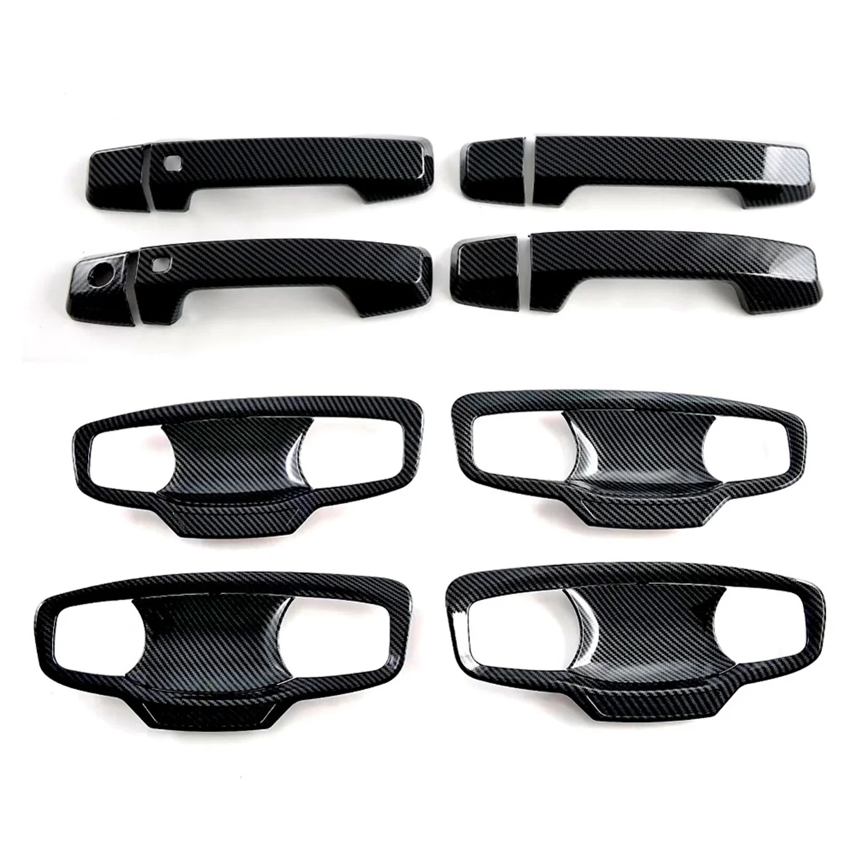 Крышка дверной ручки + крышка чаши дверной ручки для Mitsubishi Triton / L200 2024 внешние аксессуары из углеродного волокна
Крышка дверной ручки + крышка чаши дверной ручки для Mitsubishi Triton / L200 2024 внешние аксессуары из углеродного волокна
