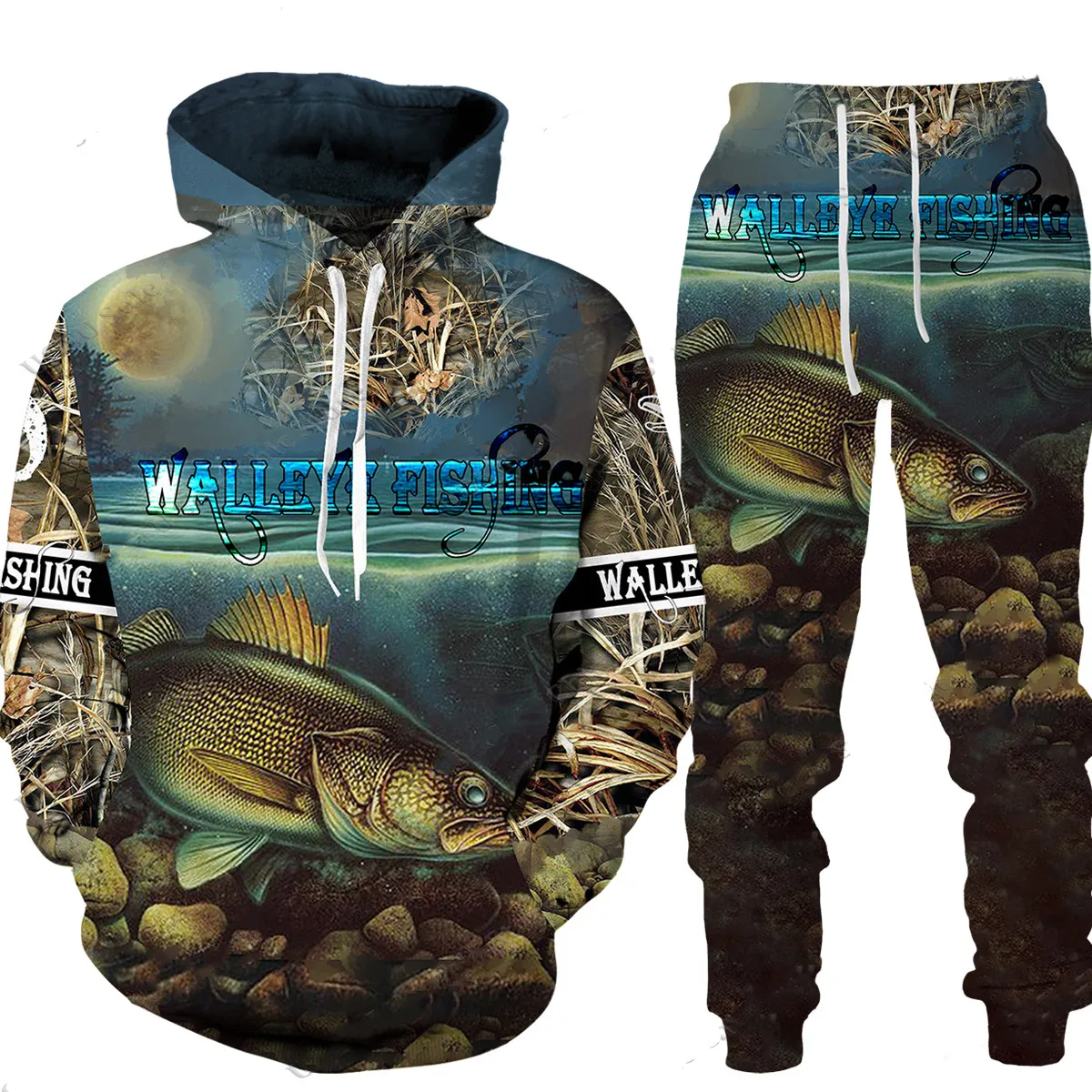 Men Animal Fish Hunting Camping Camo Sweatshirt/Sets Harajuku 3D Printed Long Sleeve Hip Hop Streetwear Hoodie Clothing Suits
Men Animal Fish Hunting Camping Camo Sweatshirt/Sets Harajuku 3D Printed Long Sleeve Hip Hop Streetwear Hoodie Clothing Suits