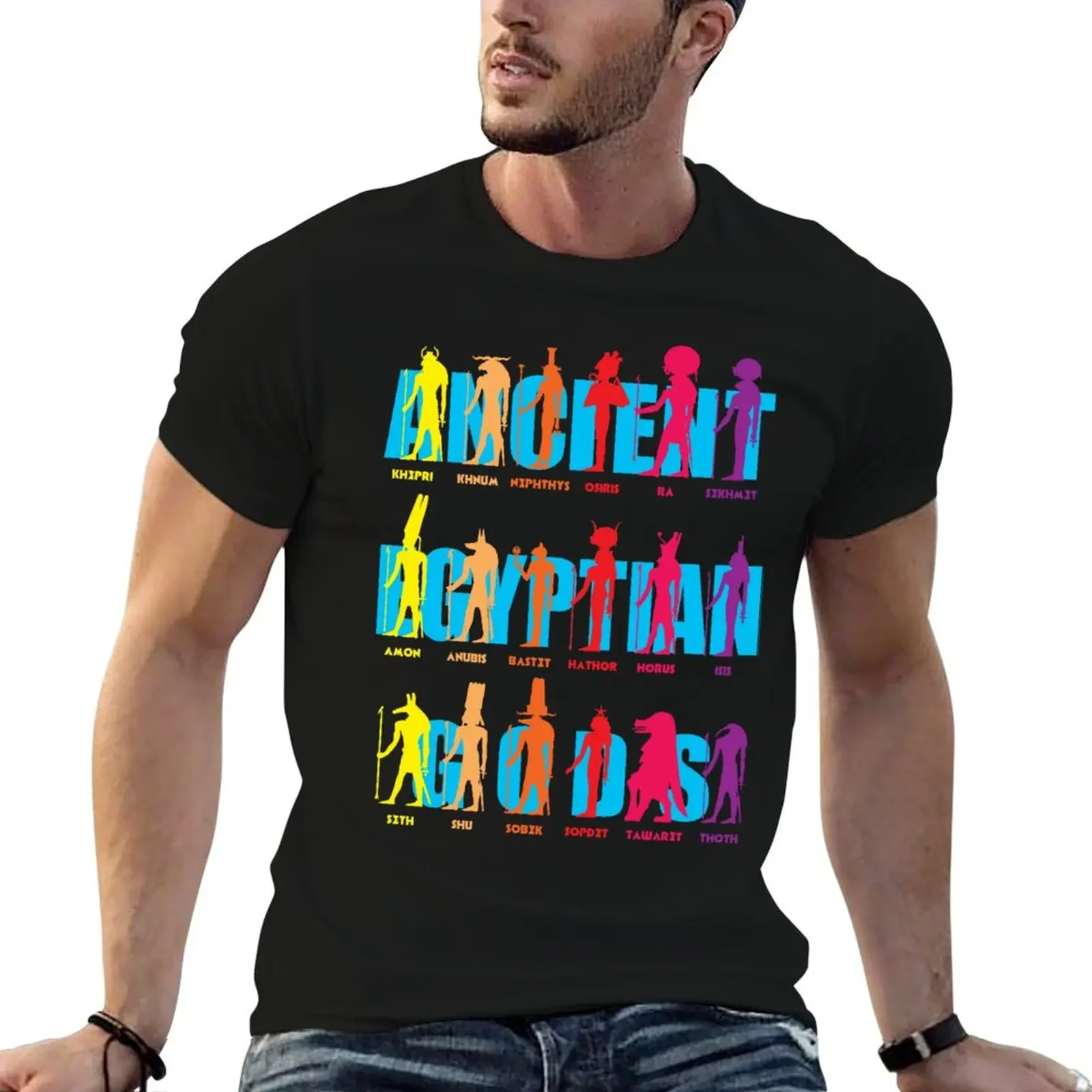 Ancient Egyptian Gods T-Shirt sports fans vintage clothes blacks t shirt men 100℅ cotton
Ancient Egyptian Gods T-Shirt sports fans vintage clothes blacks t shirt men 100℅ cotton
