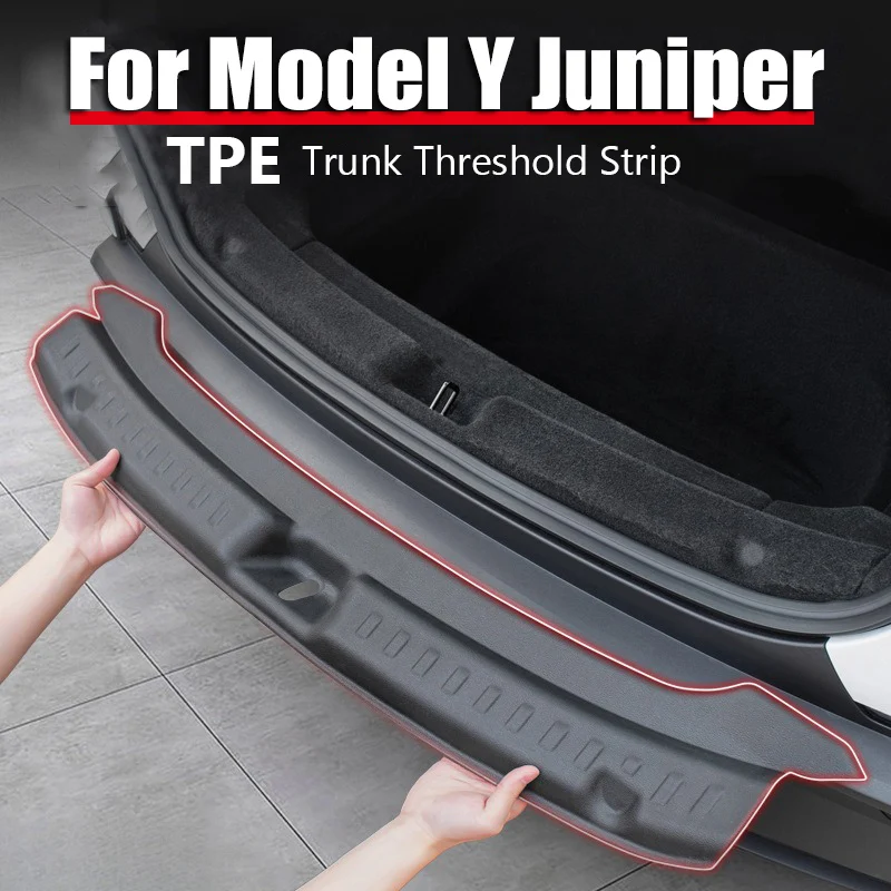 For Tesla Model Y Juniper YL 2026 Model 3 Highland 2025 Trunk Threshold Strip Wear Resistant TPE Anti Scratch Protection Lid
For Tesla Model Y Juniper YL 2026 Model 3 Highland 2025 Trunk Threshold Strip Wear Resistant TPE Anti Scratch Protection Lid