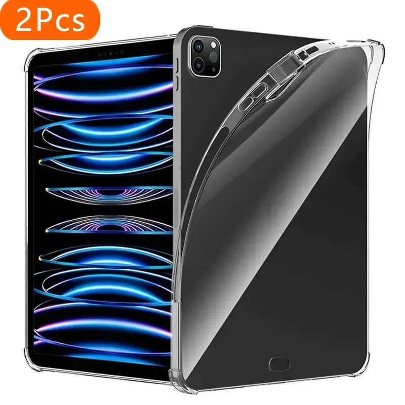 Прозрачный чехол для планшета, 2 шт., для Apple iPad Pro 12,9 дюйма, 2022 6-го поколения, A2764 A2437 A2766 A2436, мягкий ТПУ, силикон, прозрачные подушки безопасности, тонкий
Прозрачный чехол для планшета, 2 шт., для Apple iPad Pro 12,9 дюйма, 2022 6-го поколения, A2764 A2437 A2766 A2436, мягкий ТПУ, силикон, прозрачные подушки безопасности, тонкий