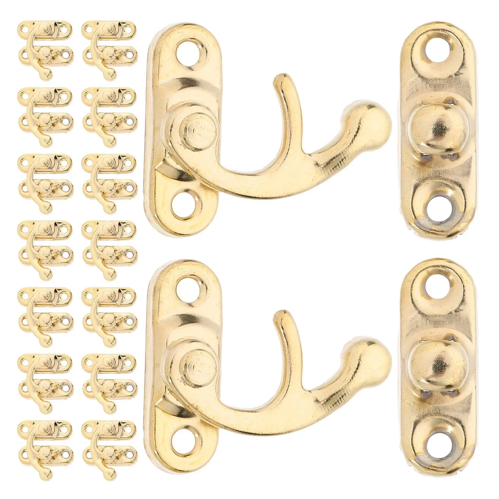 20 Pcs Wood Clasp Latches Vintage Cabinet Accessories Suitcase Hooks Drawer Buckles Boxes Iron Hinge Durable Metal Construction
20 Pcs Wood Clasp Latches Vintage Cabinet Accessories Suitcase Hooks Drawer Buckles Boxes Iron Hinge Durable Metal Construction