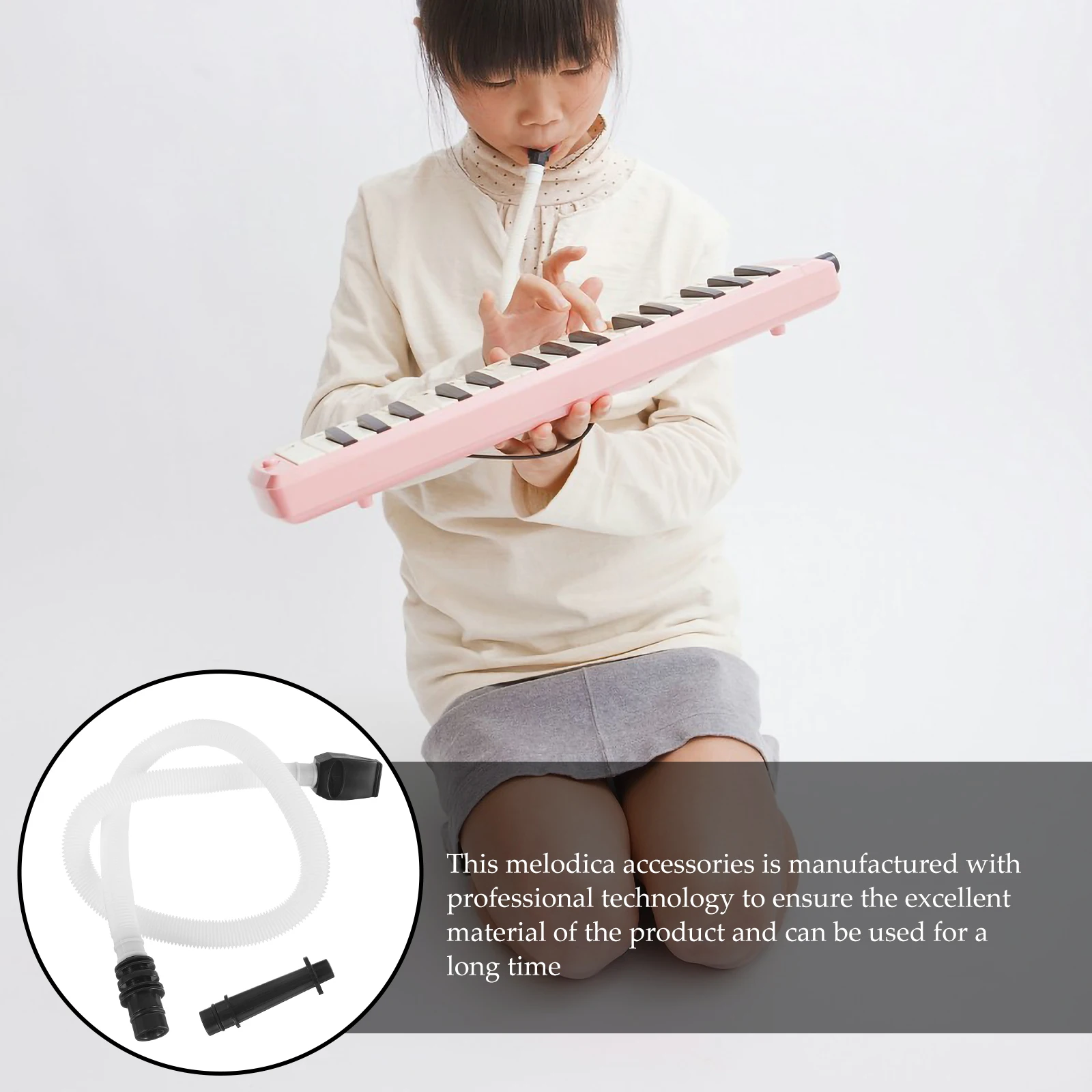 Melodica Mouthpiece Tube ABS Lightweight Durable Replacement Soprano Child Blow Flexible Plastic Accessories Musical Instrument
Melodica Mouthpiece Tube ABS Lightweight Durable Replacement Soprano Child Blow Flexible Plastic Accessories Musical Instrument