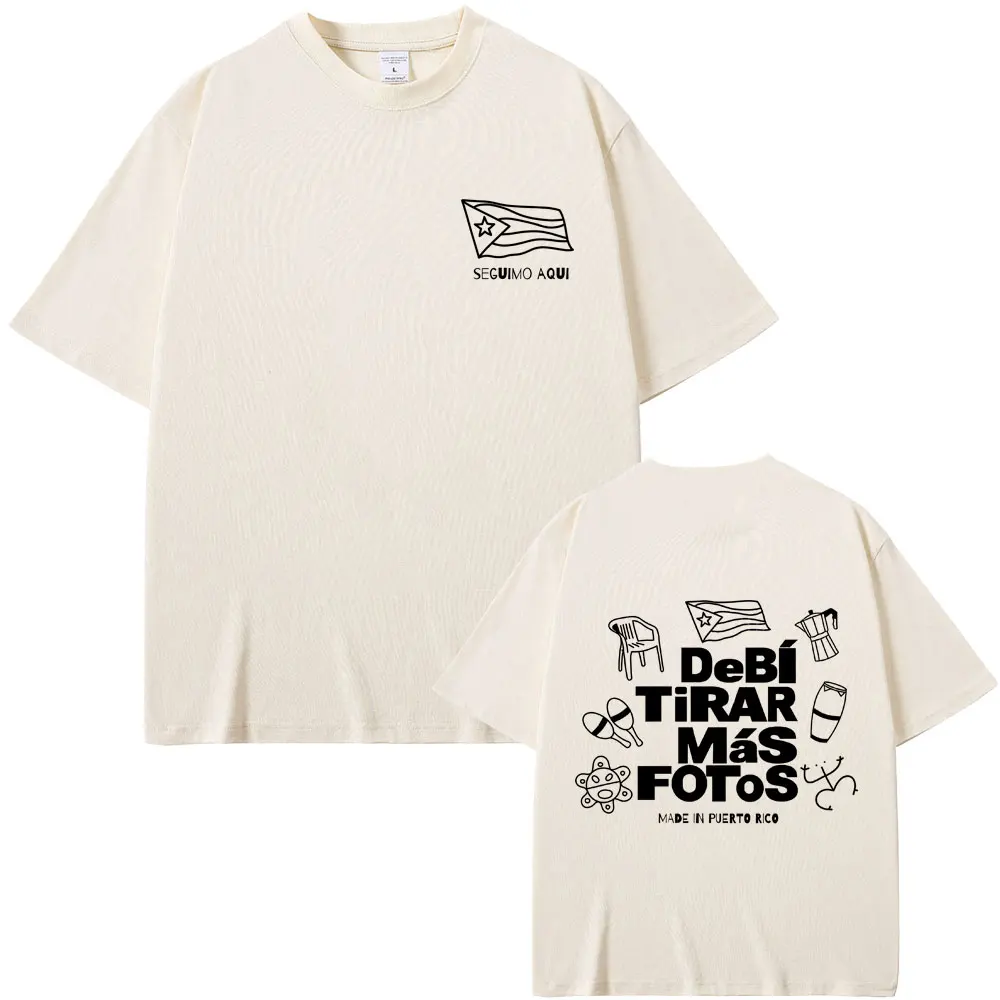Rapper Bad Bunny DeBi TiRAR MaS FOToS DTMF Graphic Print T Shirt Men's Hip Hop Street Style T-shirt Men Fashion Oversized Tshirt
Rapper Bad Bunny DeBi TiRAR MaS FOToS DTMF Graphic Print T Shirt Men's Hip Hop Street Style T-shirt Men Fashion Oversized Tshirt