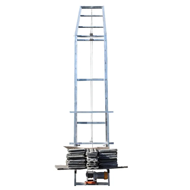 Glazed Tile and Window Material Loading Elevator with Automatic Tilting Ramp Ivy Climbing Ladder and Small Lifting Machine
Glazed Tile and Window Material Loading Elevator with Automatic Tilting Ramp Ivy Climbing Ladder and Small Lifting Machine