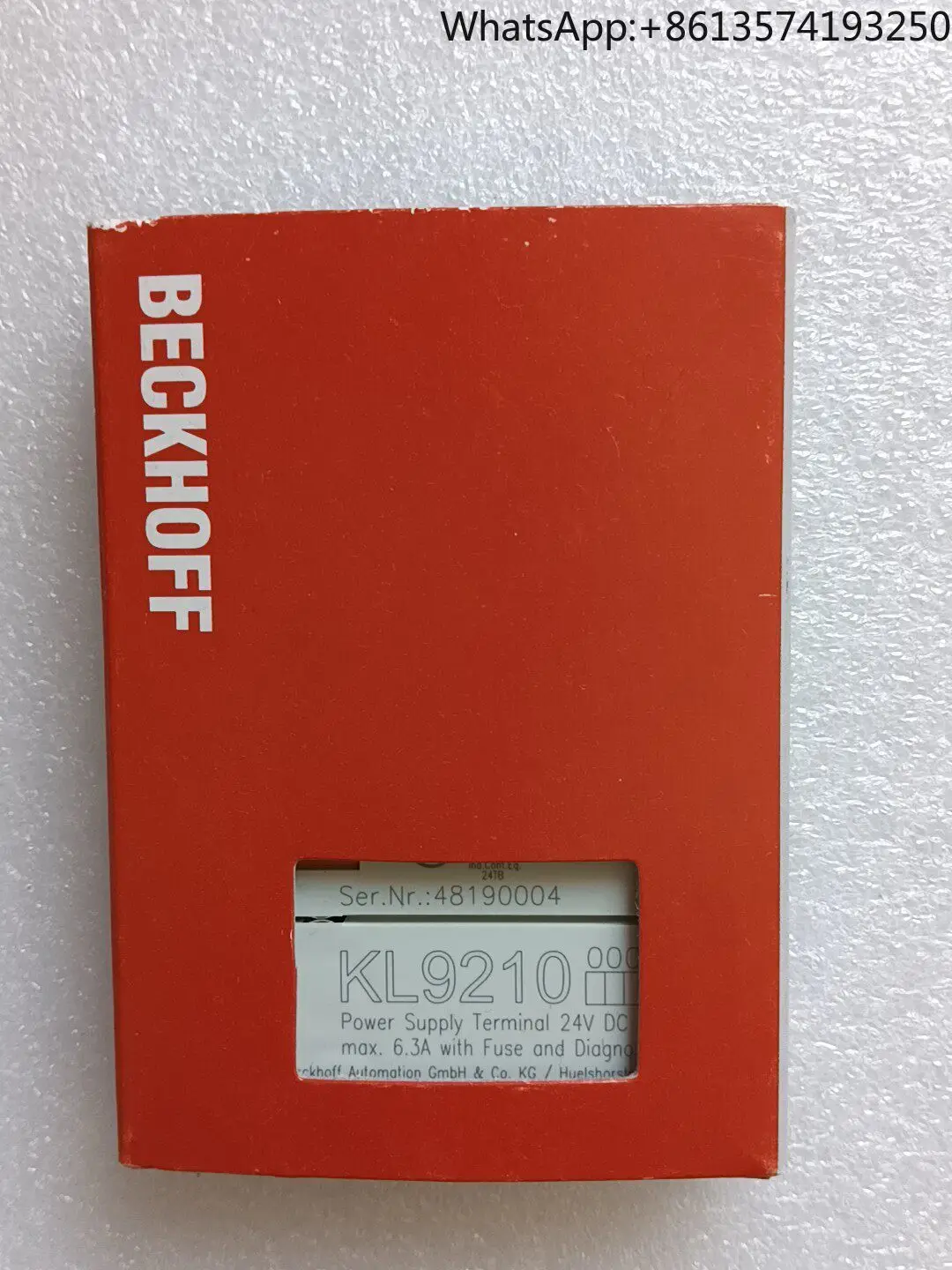 BECKHOFG Beckhoff module KL9210 brand new original genuine spot
BECKHOFG Beckhoff module KL9210 brand new original genuine spot
