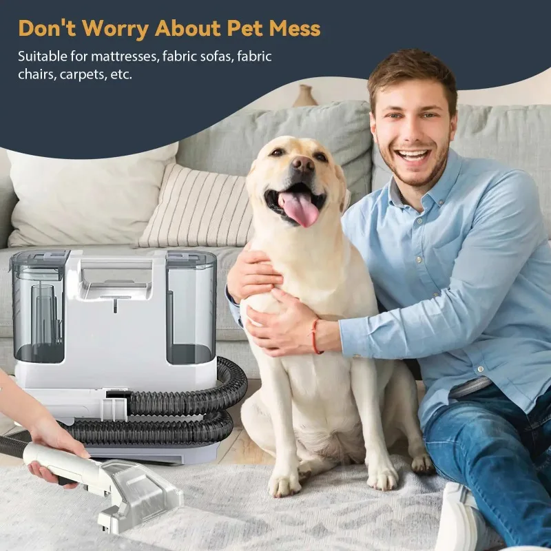 【Premium】400W Carpet Cleaner Machine Multifunctional Handheld for Sofa Carpets Curtain Pet Car Set 9Kpa Spray Suction Integrated
【Premium】400W Carpet Cleaner Machine Multifunctional Handheld for Sofa Carpets Curtain Pet Car Set 9Kpa Spray Suction Integrated