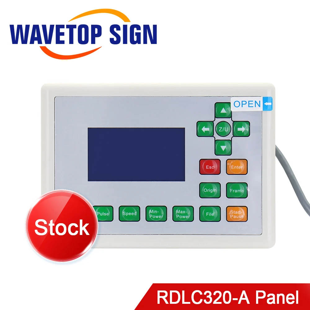 WaveTopSign Stock Ruida RDLC320-A Co2 Laser Controller Panel for Co2 Laser Engraving Cutting Machine
WaveTopSign Stock Ruida RDLC320-A Co2 Laser Controller Panel for Co2 Laser Engraving Cutting Machine