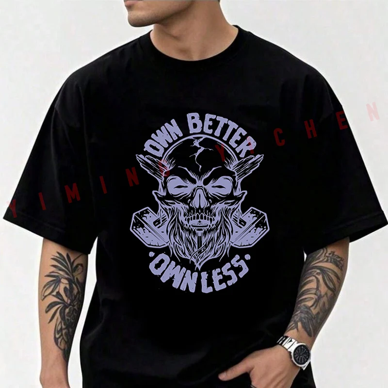 Worker Skull Head Graphic Motorcycle Cotton Casual T-shirts Mens Summer Cycling Sportswear Top Tees 2026
Worker Skull Head Graphic Motorcycle Cotton Casual T-shirts Mens Summer Cycling Sportswear Top Tees 2026