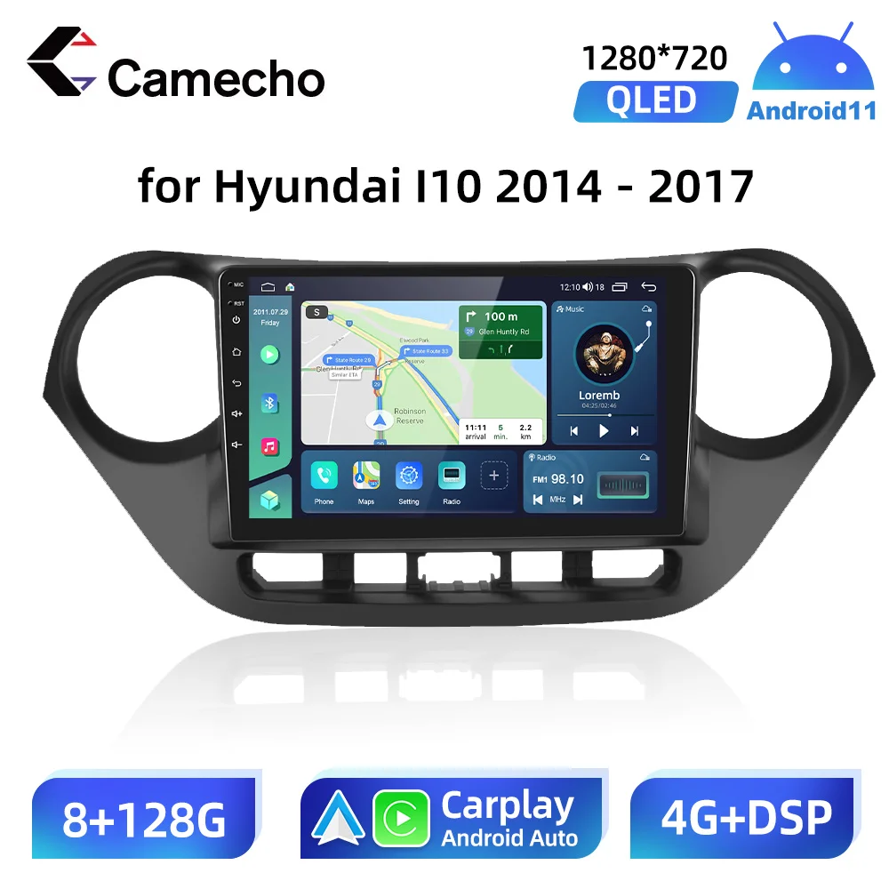 Camecho Android 11 2 Din Radios Car Automotive Auto Devices for Hyundai I10 2014 - 2017 Radio Coche Bluetooth GPS Video No DVD
Camecho Android 11 2 Din Radios Car Automotive Auto Devices for Hyundai I10 2014 - 2017 Radio Coche Bluetooth GPS Video No DVD