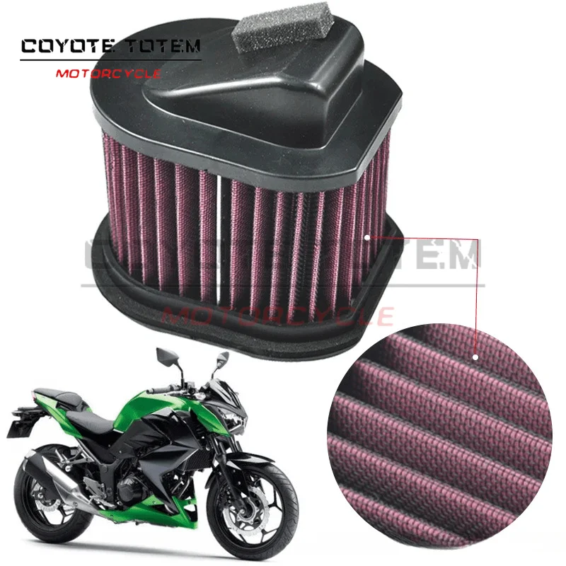 Motorcycle engine air filters are suitable for Kawasaki ZR800, Z800, ZR1000, ZR750, and Z750R
Motorcycle engine air filters are suitable for Kawasaki ZR800, Z800, ZR1000, ZR750, and Z750R