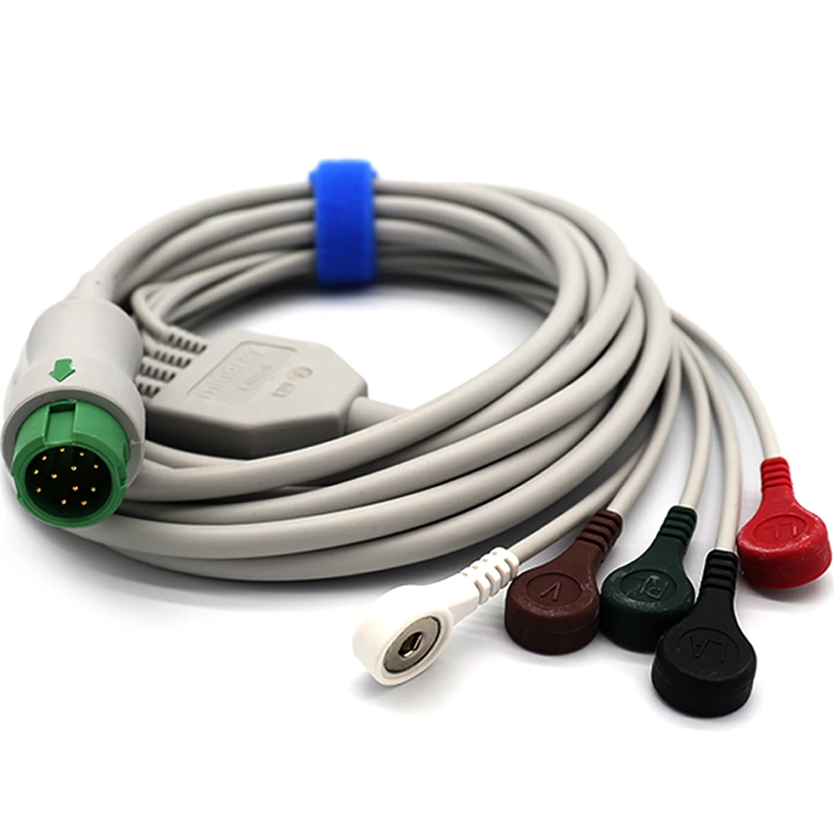 Leadwire with Buckle EA6251B Defibrillation AHA 6 Pins 5 Cables Cable Ecg Electrodo
Leadwire with Buckle EA6251B Defibrillation AHA 6 Pins 5 Cables Cable Ecg Electrodo